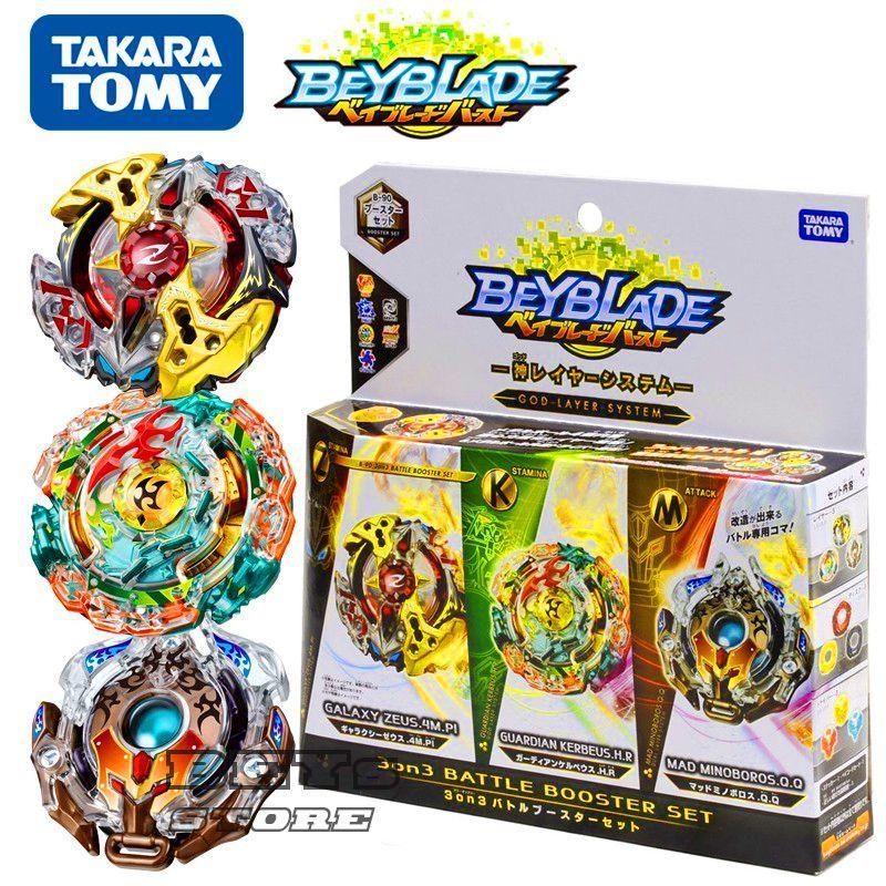 TAKARA TOMY Beyblade Burst B-90 3on3 Battle Booster Set - Conjunto